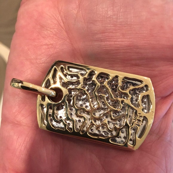 Pavé Dog Tag (Never worn) - Picture 3 of 3